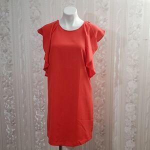 BCBG Ruffle Sleeves Summer Dress